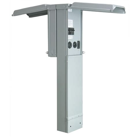 30 amp rv pedestal electrical box|50 30 20 rv pedestal.